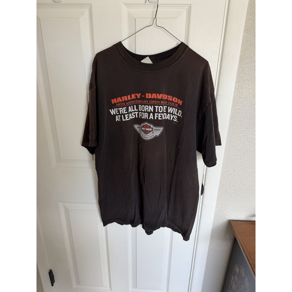 Harley-Davidson 100th Anniversary Open Road Tour Men's T-Shirt Large